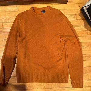 J. Crew Orange Crewneck Sweater